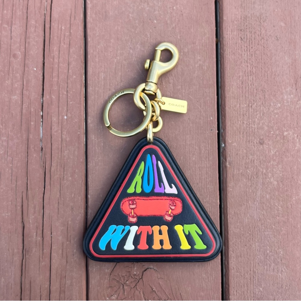 Coach Roll With It Bag Charm/Key Chain